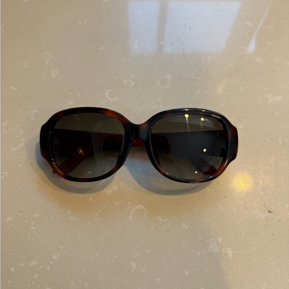 Dior Brown Oversized Oval Sunglasses